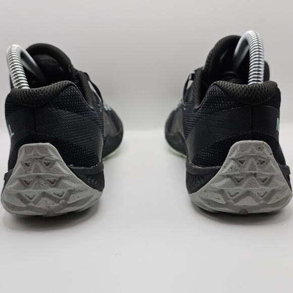 Merrel Barefoot Trail Glove 6 Vibram Black Blue Womens 9.5 Shoes J135384 - Picture 6 of 11